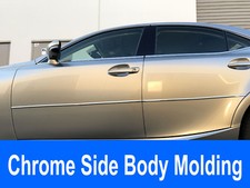 For Pontiac 2000-2010 Vehicle -2pc Chromesilver Side Body Trim Molding Kit