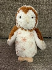Douglas Rafter Plush Barn Owl 2014 Brown Stuffed Animal 7" Cuddle Toys 4084