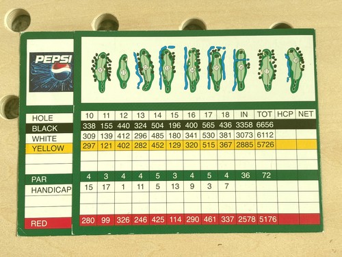 Jack Nicklaus Signed Mangrove Bay Country Club FLORIDA Scorecard PSA/DNA - Picture 2 of 2