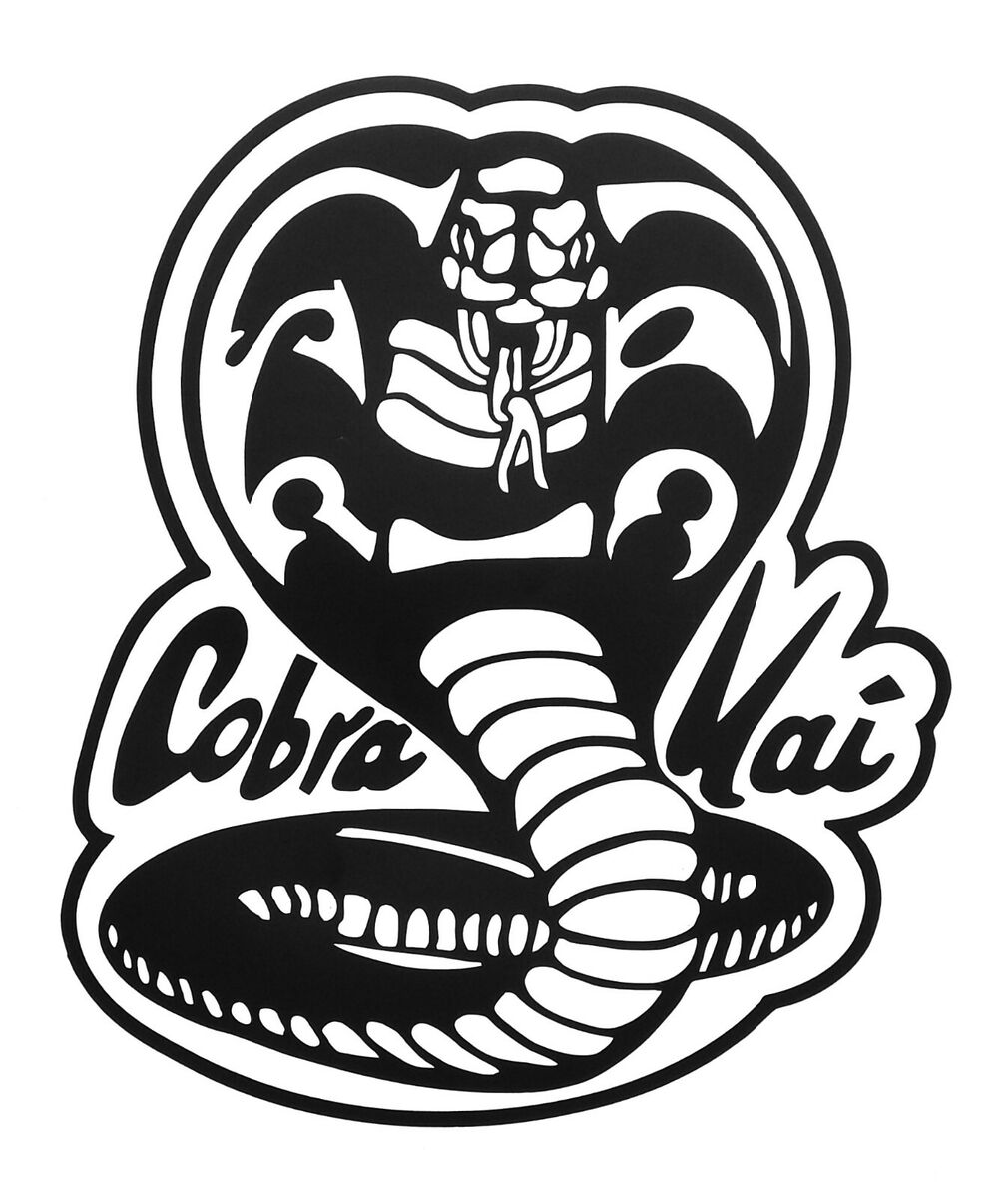 Cobra Kai Logo Karate Kid Vinyl Sticker 