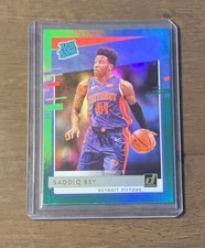 2020-21 Panini Donruss Rated Rookies Green Flood Saddiq Bey #210 Rookie GORGEOUS