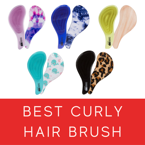 CALA Tangle-Free Best Curly Hair Brush Indigo Blue | Tie Dye - Picture 3 of 7