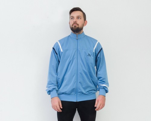 PUMA Vintage Hombres GB 46 Ee. Uu. Chándal Chaqueta Eu 56 Sudadera Suéter  Retro | eBay
