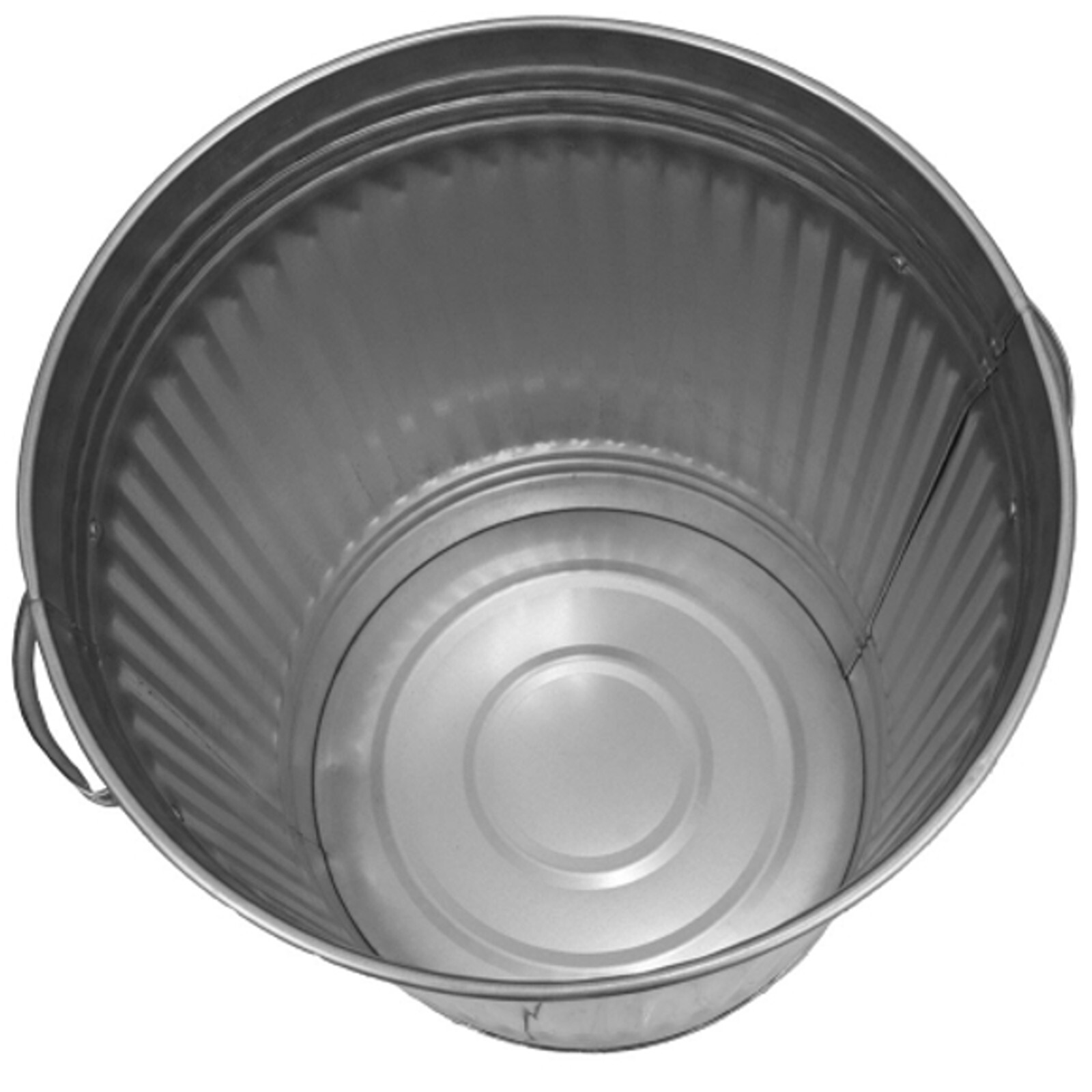 90L METAL BIN GALVANISED WASTE BIN RUBBISH BIN FOOD BIN eBay