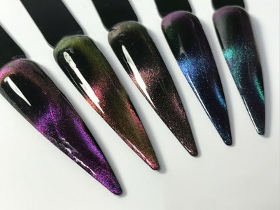 5D Magic Cat Eye UV-Gel 5ml Pink Rosa Blau Grün Violett Nailart Nagel Trend 5ml