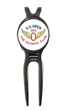 2012 US Open Olympic Club Golf Ball Marker Black Gunmetal Divot Tool