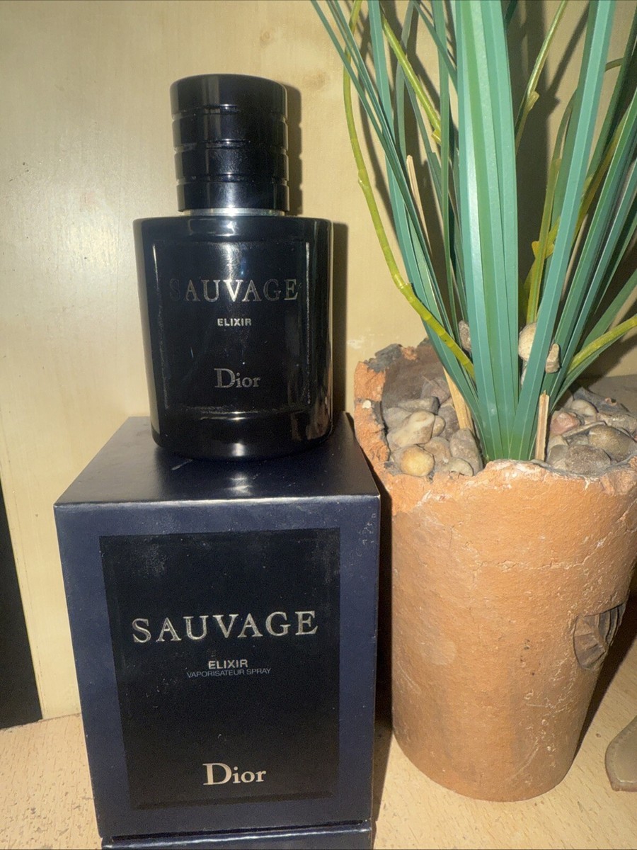 Sauvage Elixir Dior Empty Concentrated Parfum Bottle, 60ml