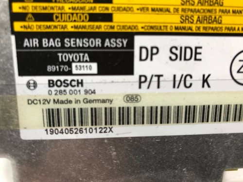 LEXUS IS250 220 2006 AIRBAG CONTROL MODULE UNIT ECU SENSOR 89170-53110 / 2005-13 - Picture 4 of 6