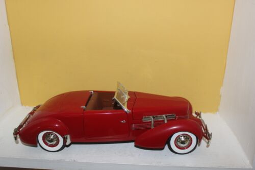 BOXED ERTL AMERICAN MUSCLE 1937 CORD 812 CONVERTIBLE 1/18 (MJ) - Picture 4 of 5