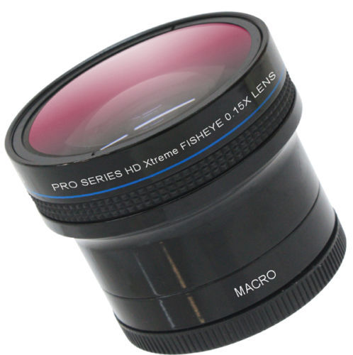 Objectif fisheye professionnel Super X-treme 0,14x haute