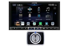 Alpine iLX-507 7" Digital multimedia receiver RUX-H02 subwoofer level controller