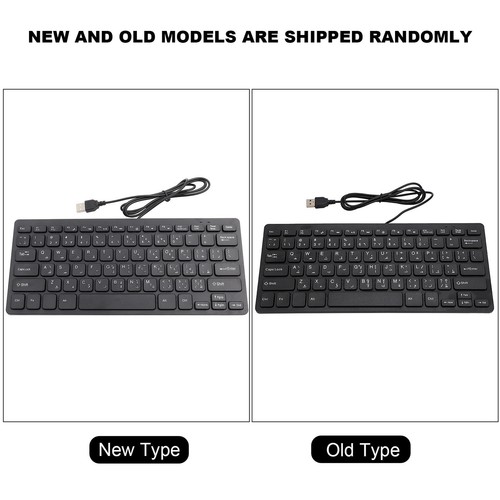 Wired Mini Arabic Keyboard USB Interface for Desktop Computer Ultra-thin 78 Keys - Picture 9 of 9