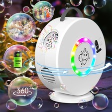 Bubble Machine for Kids Toddlers 90  360  Rotatable Automatic Maker