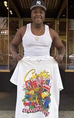 Awake NY x Corteiz NYC Exclusive Short Sleeve Tee White | eBay