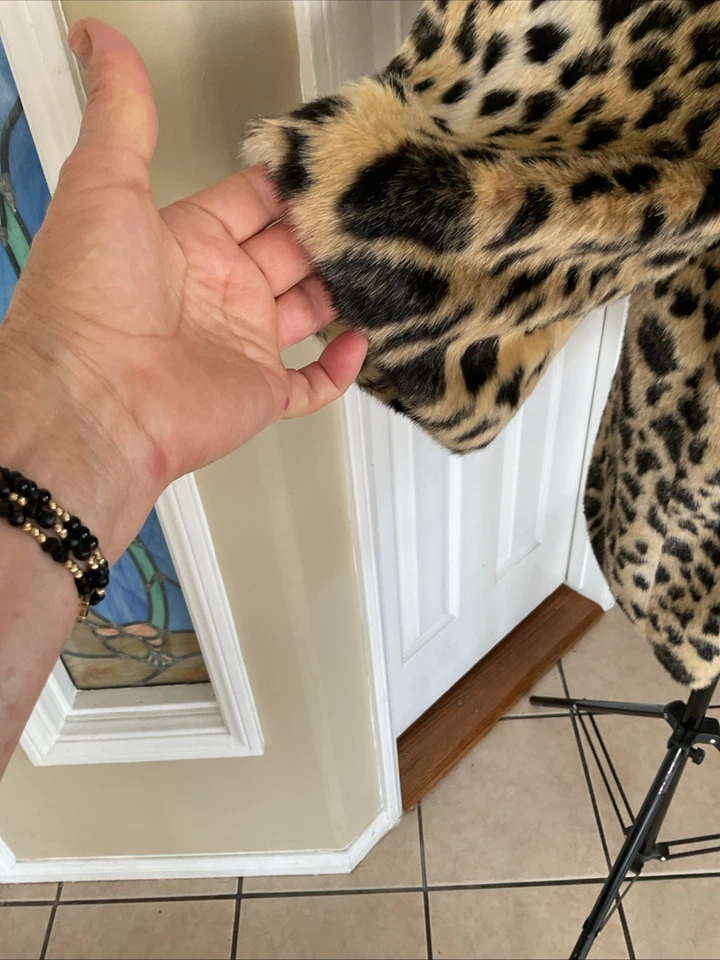 Donna Salyers винтажный сказочный меха пальто женский размер 2 X - Изображение 3 из 4