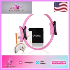 Versatile 14-Inch Magic Pilates Ring - Fitness Circle for Home & Travel Workouts