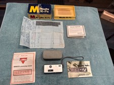 Minolta-16-Ps 16mm Sub Miniature  Spy  Camera W/Case Untested Paperwork Nos 