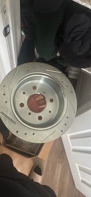 powerstop evolution drilled slotted rotors and carbon fiber/ceramic brake pads