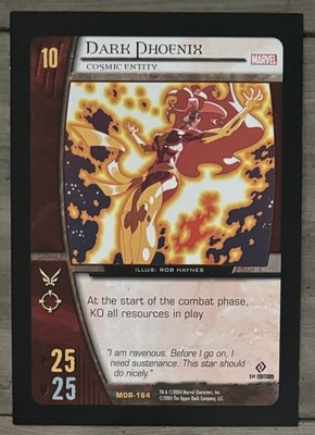 DARK PHOENIX COSMIC ENTITY 2004 UPPER DECK 5  BY 7  PROMO CARD