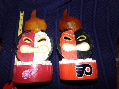 Philadelphia Flyers or Detroit Red Wings LED Light Up Figure Tiki Totem