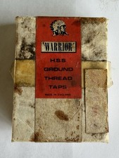 Warrior HSS Ground Thread Taps 1/8 x 28 BSPF Set of 3 Taper Second Plug UK Made