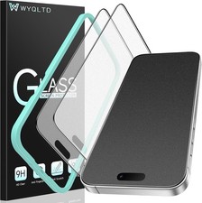 2PCS Anti Scratch Screen Protector for iPhone 16 Pro Tempered Glass Matte Finish