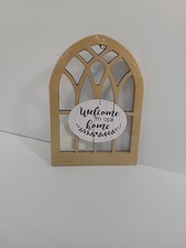 Welcome To Our Home Sign, Hanging Wall Decor/ Decoration