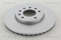 2X Triscan Bremsscheibe Coated 8120 24143C FüR Opel Fiat Cadillac Saab Vectra Cc