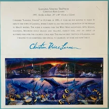 Hawaii phonecard set of 3- Maui (Lahaina Visions Triptych) by Christian Lassen 