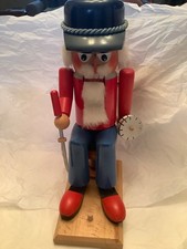 SIGNED Original Christian Steinbach Volkskunst Clockmaker Nutcracker (READ)