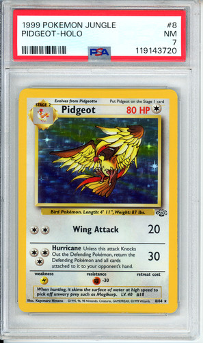 Pidgeot (Unlimited) graded PSA 7 for sale on eBay