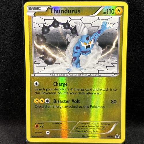 Thundurus BW41 Black Star Promos Reverse Holo Legendary Pokémon TCG 2012