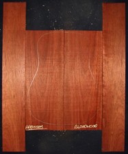 Gitarrenbauer Tonholz PREM. BLUTHOLZ Akustikrückseiten Seiten SET Boden und Zargen