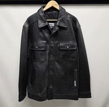 Jordan Two3 Leather Jacket - Mens Extra Large