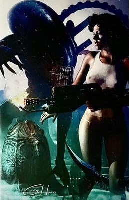 Female Force: Sigourney Weaver - Tidal Wave - 2025 - Greg Horn Virgin Variant