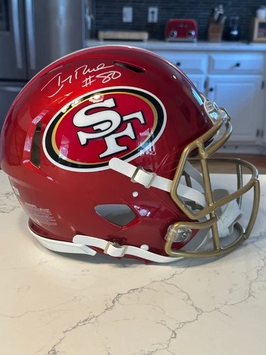 Jerry Rice Autographed Authentic Helmet
