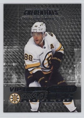 2025 Credentials VIP Black Ticket Access Achievements 236/349 David Pastrnak 0he