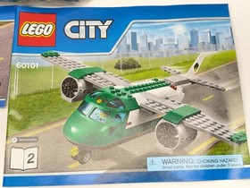 Lego City Cargo Plane Set 60101 Complete Retired W/Minis & Manuals