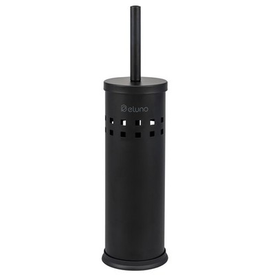 eluno WC-Garnitur AGLIANO mit Loch-Dekor aus Metall in Schwarz