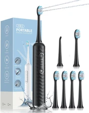 Electric Toothbrush, w/ Water Flosser, 2-In-1 Teeth Cleaning Kit, Cleaning Modes