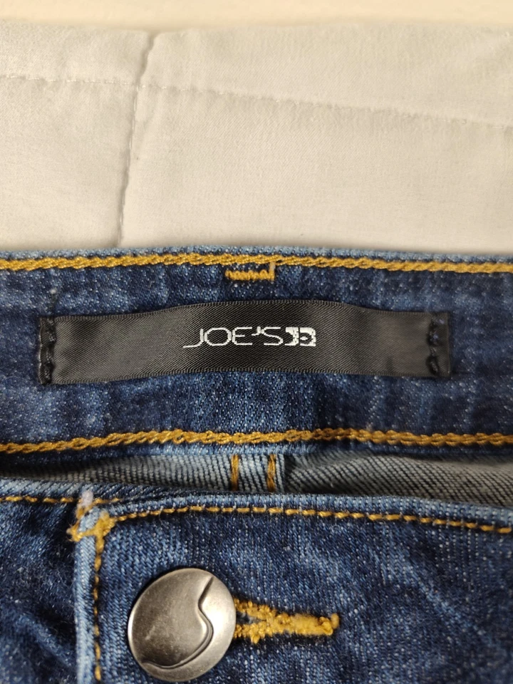 Pantalones de mezclilla Joe’s Paula para mujer talla 30 azul tiro alto ajustados rectos RN106214 elásticos Foto 2 de 4