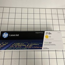 HP 218A Yellow Original LaserJet Toner Cartridge,