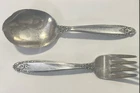 International Sterling Silver 925 Prelude Baby Fork & Spoon Vintage -