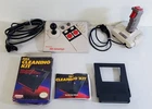 Y-234 VINTAGE NES ADVANTAGE ARCADE-STYLE JOYSTICK CONTROLLER, CLEANING KIT, +!