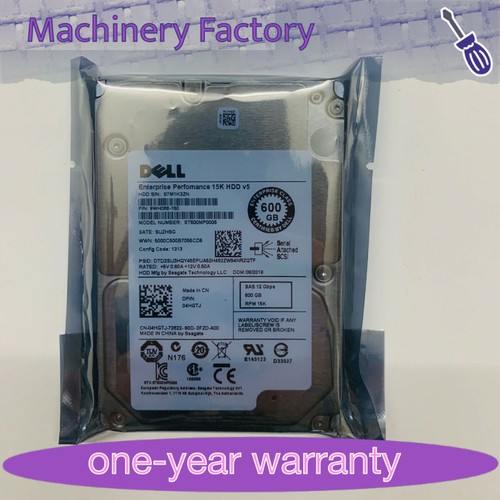 Dell ST600MP0005 4HGTJ 600GB 2.5 in 15000RPM SAS 12Gbps HDD Hard Drive 04HGTJ - 第 1/6 張圖片