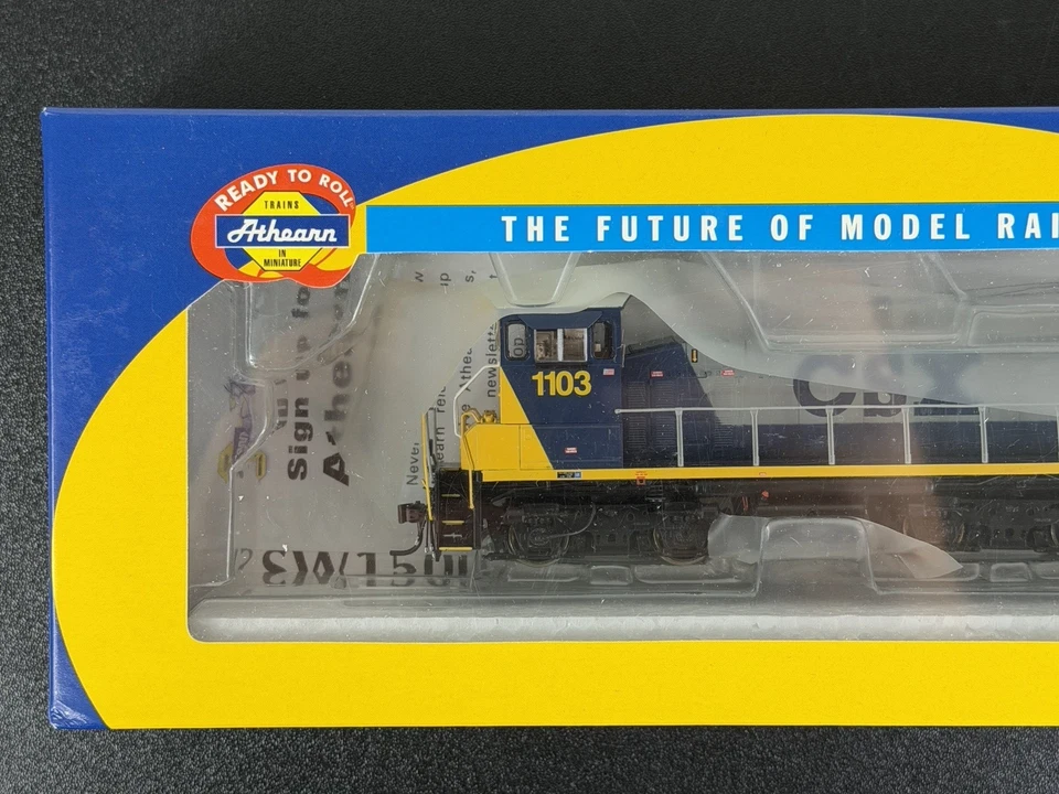 NIB  Athearn HO Scale CSX YN2 EMD SW1500 Diesel Locomotive #1103 DCC - Image 2 of 4