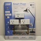 Feit Electric Smart Plugs 3-Pack WiFi Voice Control Schedule Smart Device Access