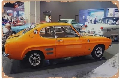 Metallschild Ford Capri  30x20 cm Garage Werkstatt Wohnung