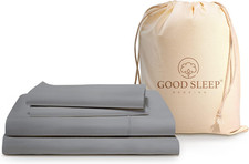 Full Size Sheets - 100 Egyptian Cotton Sheets Full Size, 4Pc, Sateen Weave, Hot