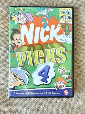 Nick Picks 4-DVD Nickelodeon 8 Awesome Episodes From 7 Hit Shows-VG